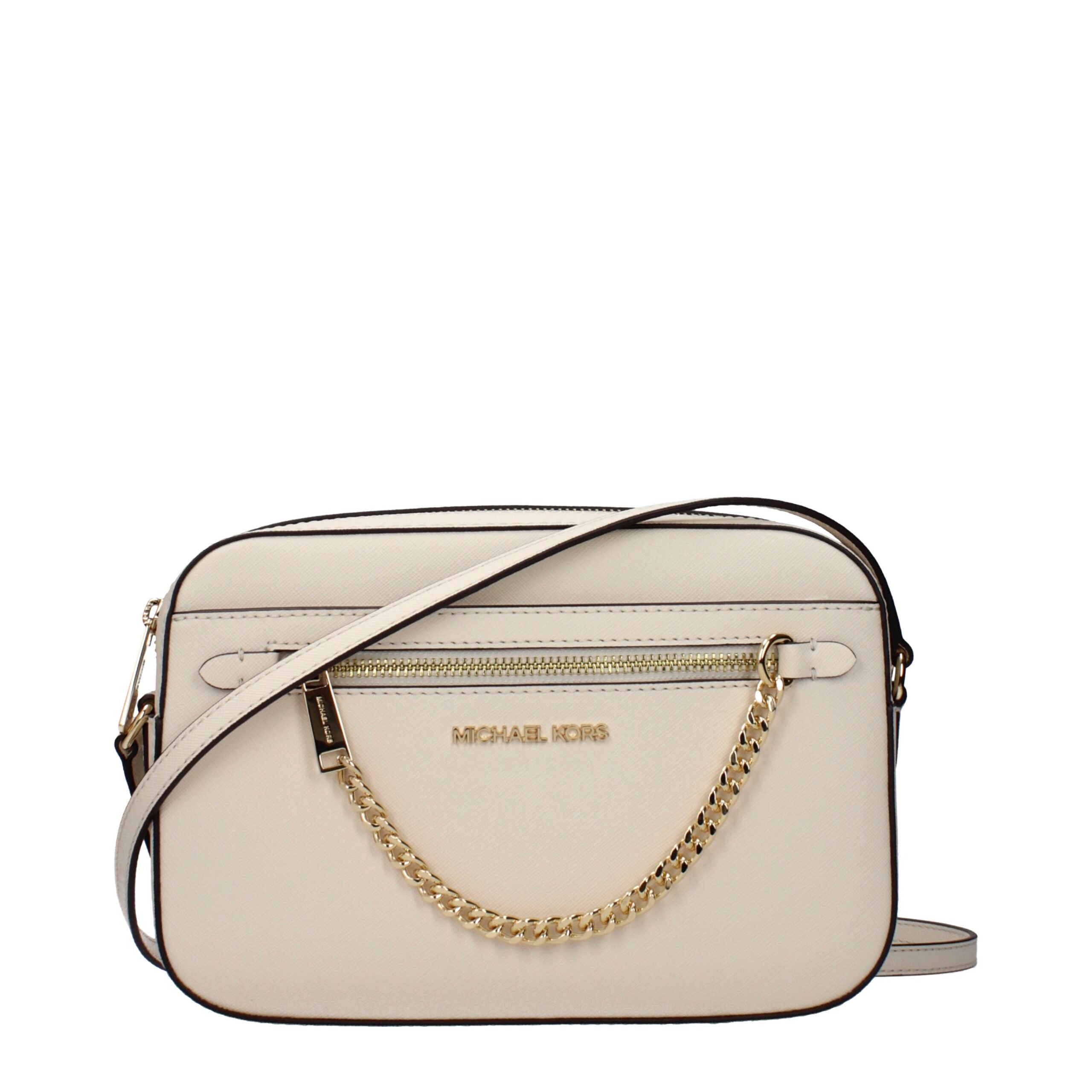 Michael Kors Beige Leder Crossbody Bag-1