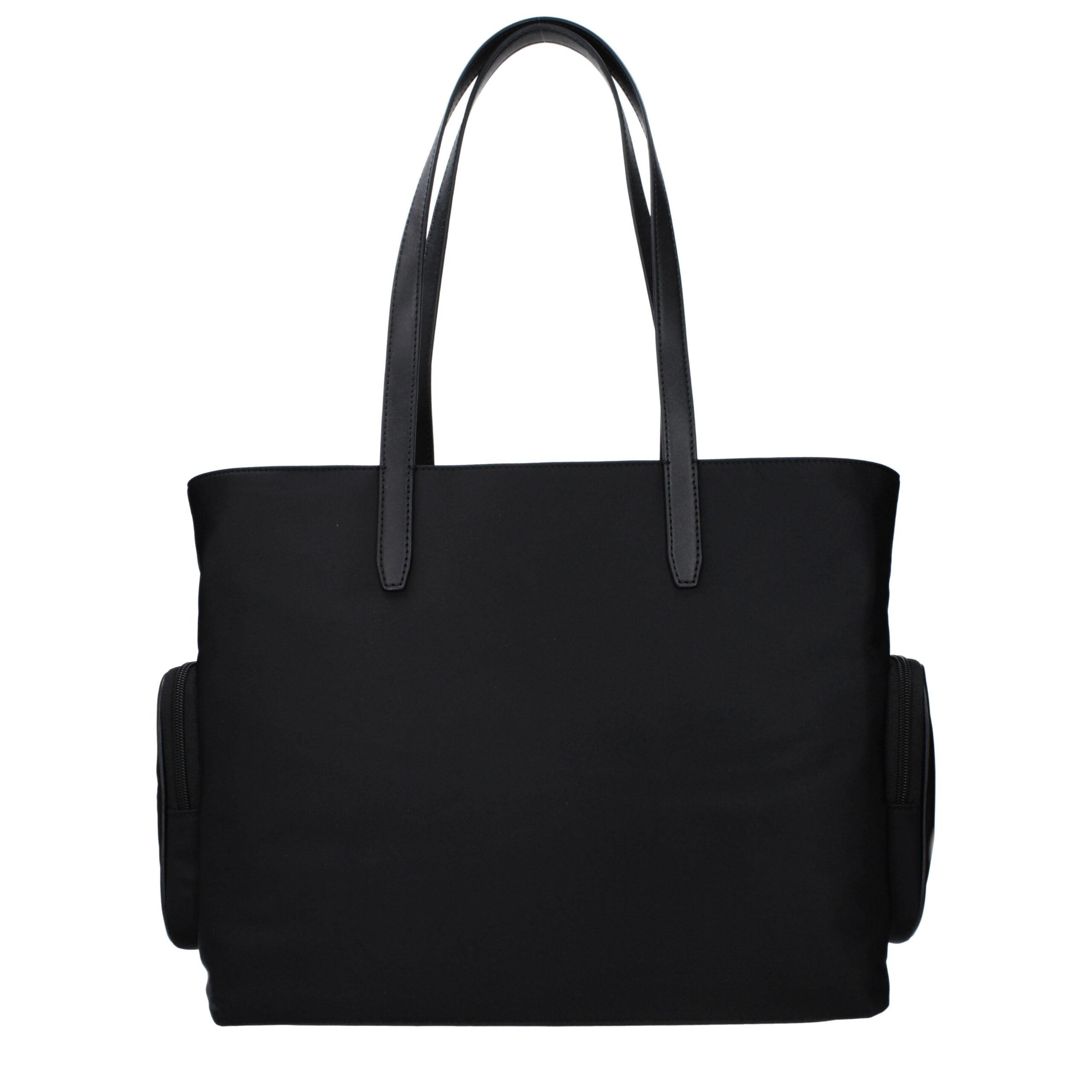 Michael Kors Schwarze Stoffhandtasche-3