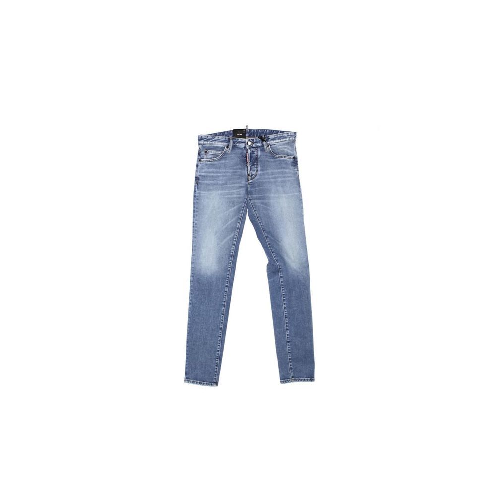 Dsquared² Blaue Jeans aus Baumwolle im geraden Schnitt-2