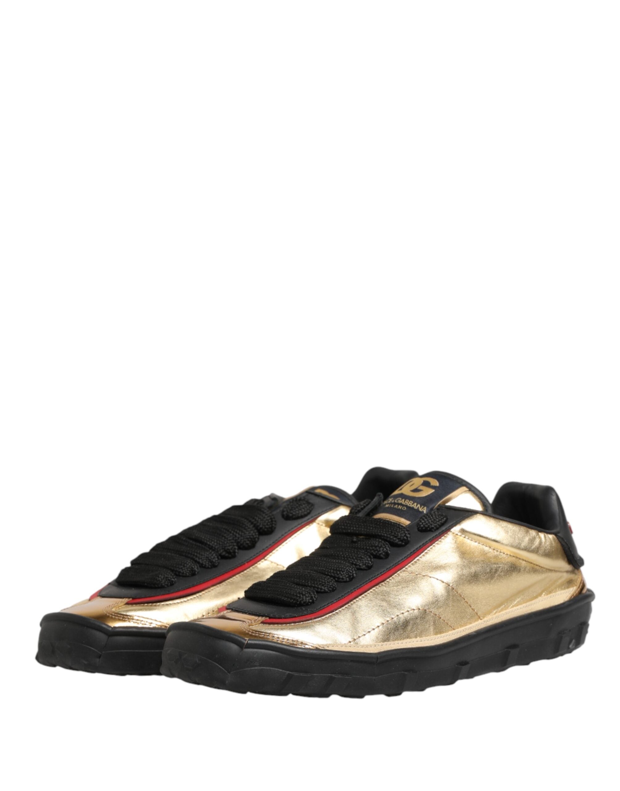 Dolce & Gabbana Mehrfarbige Old Runner Schnürschuhe Sneaker-5