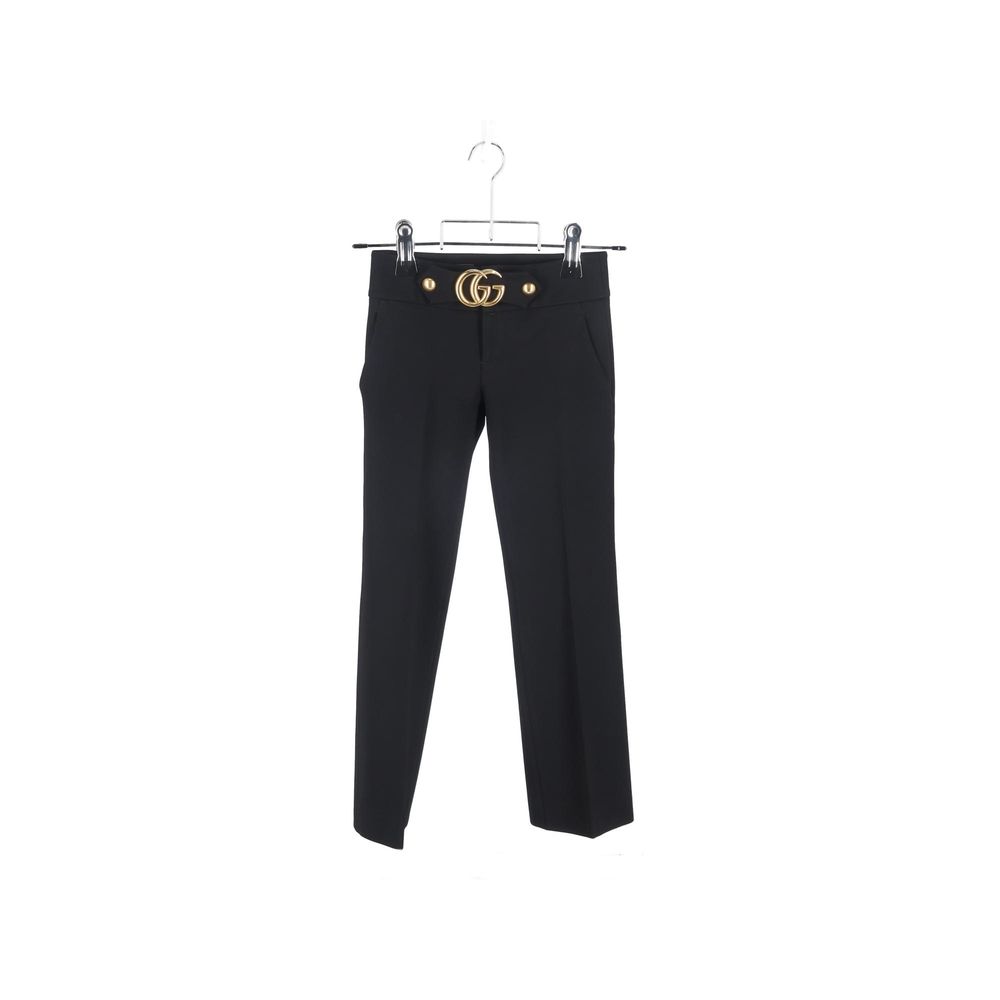 Gucci Schwarze Viskose-Anzughose-2
