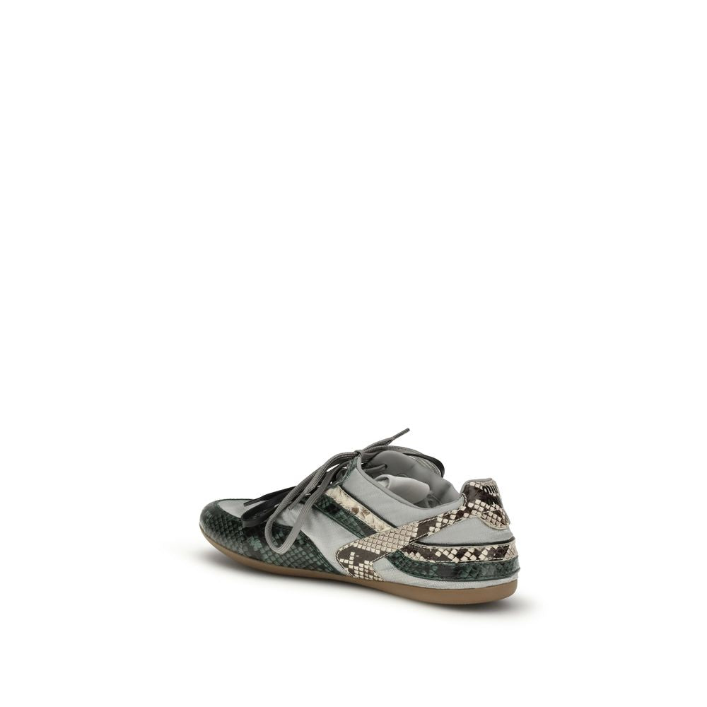 Miu Miu grey sneakers made from other fibers-3