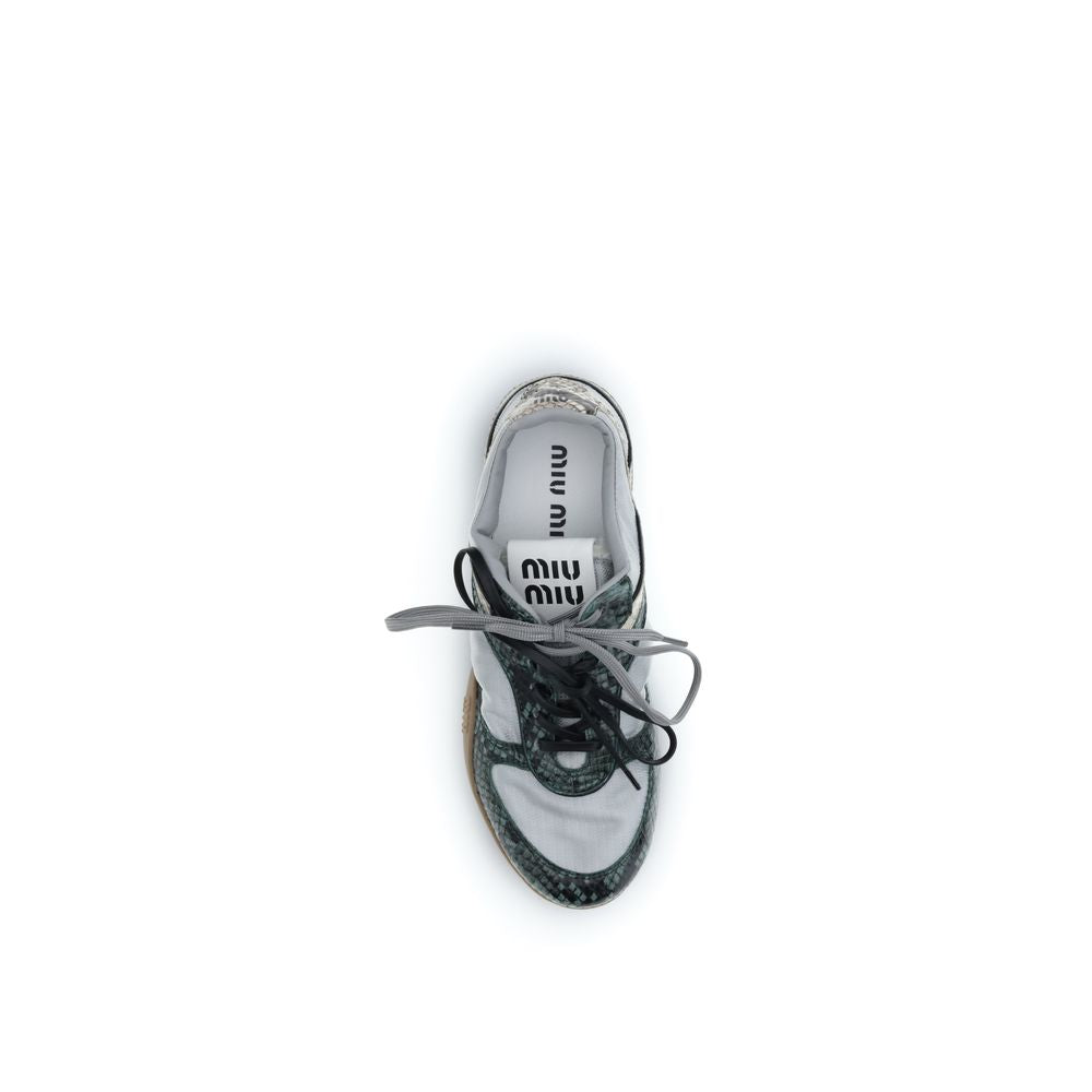 Miu Miu grey sneakers made from other fibers-4