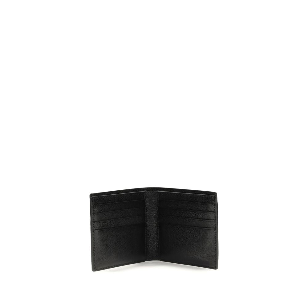 Tom Ford Schwarzes Kalbsleder Bos Taurus Portemonnaie-3