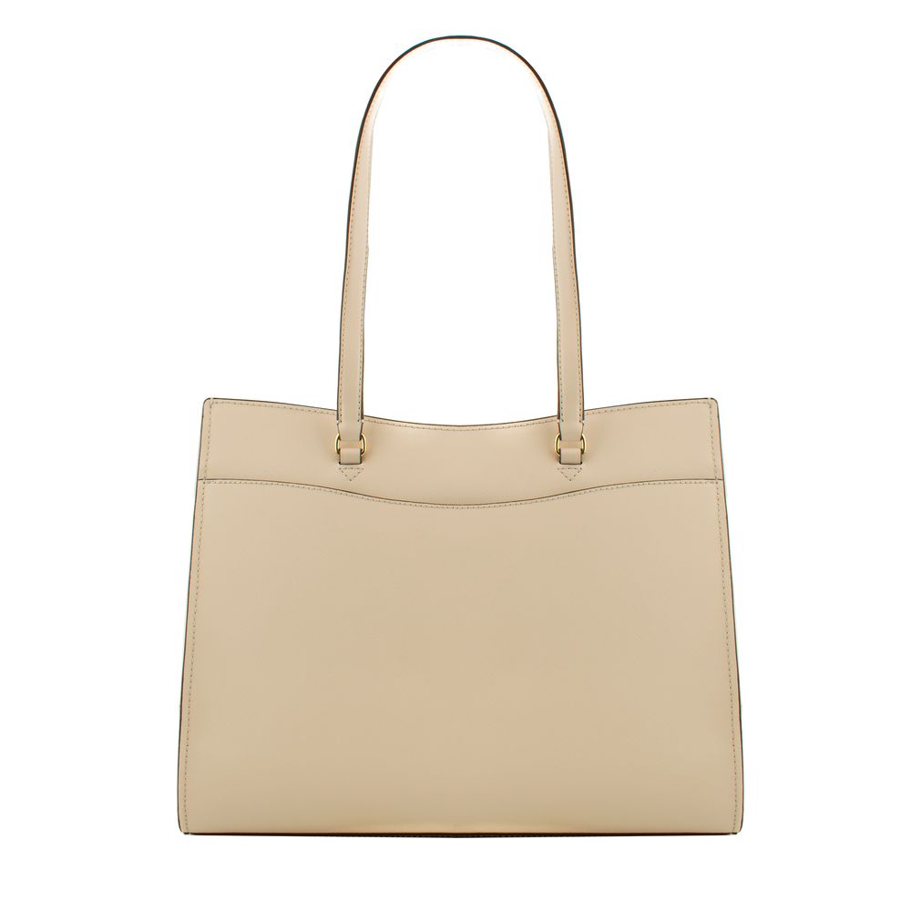 Michael Kors Beige Leather Tote Bag-2