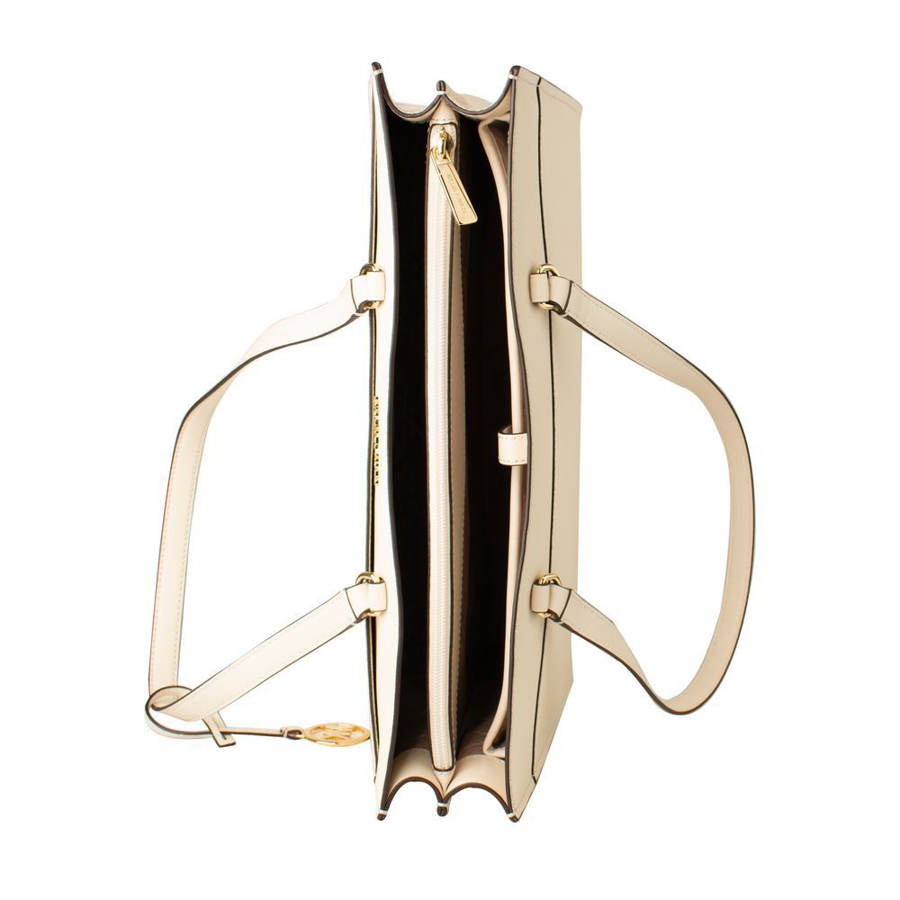 Michael Kors Beige Leather Tote Bag-3