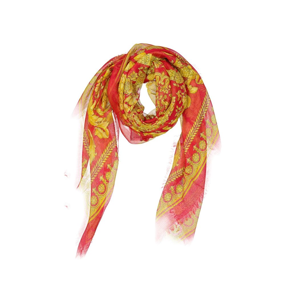 Versace Mehrfarbiger Schal aus Modal-2