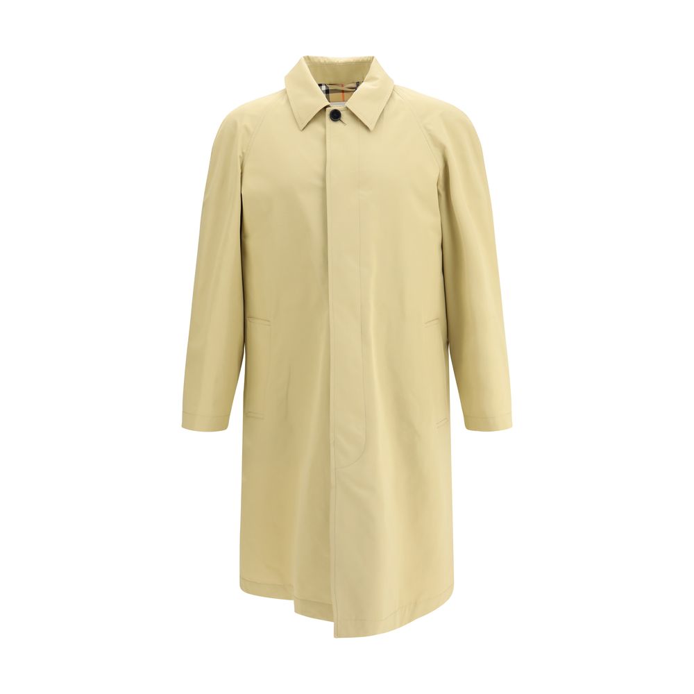 Burberry Beige Cotton Trench Coat-1