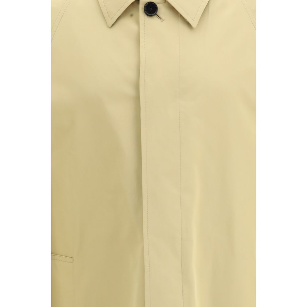 Burberry Beige Cotton Trench Coat-3
