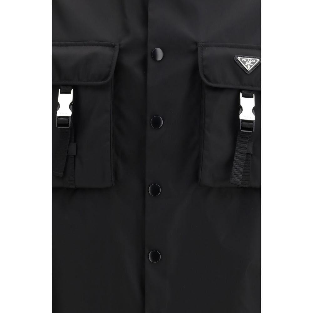 Prada Black Jackets and Coats in Recycled Polyamide-3