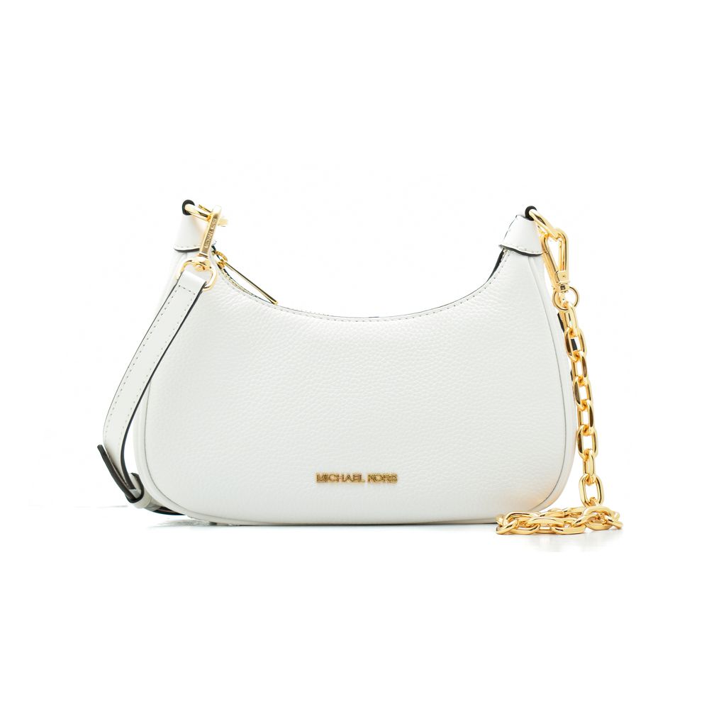 Michael Kors White Leather Shoulder Bag-1