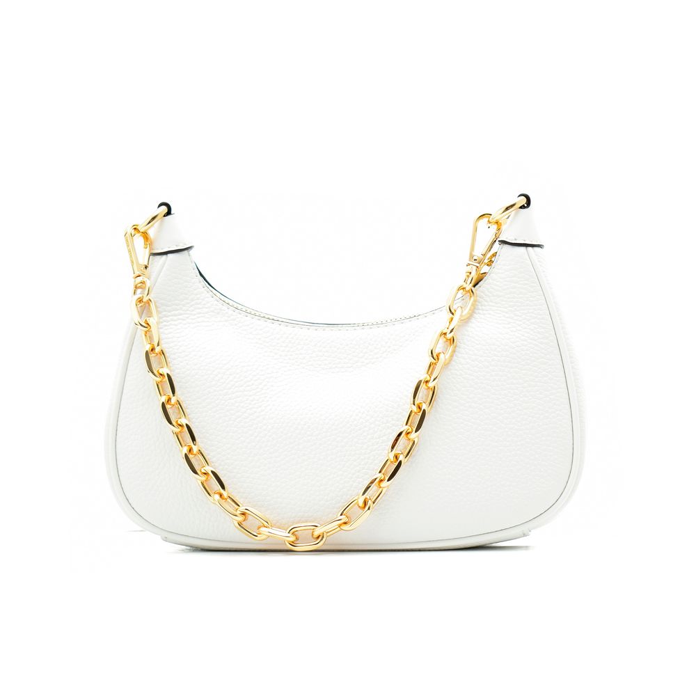 Michael Kors White Leather Shoulder Bag-2
