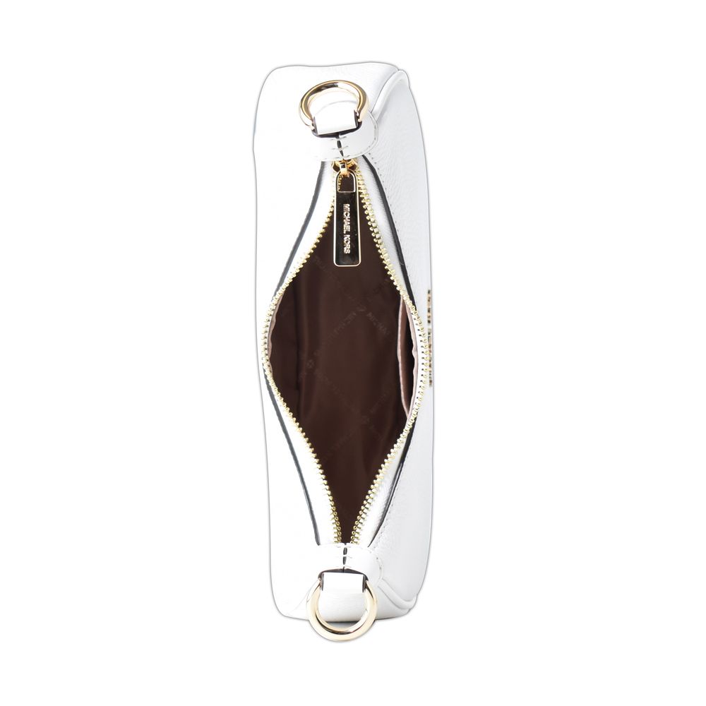 Michael Kors White Leather Shoulder Bag-3