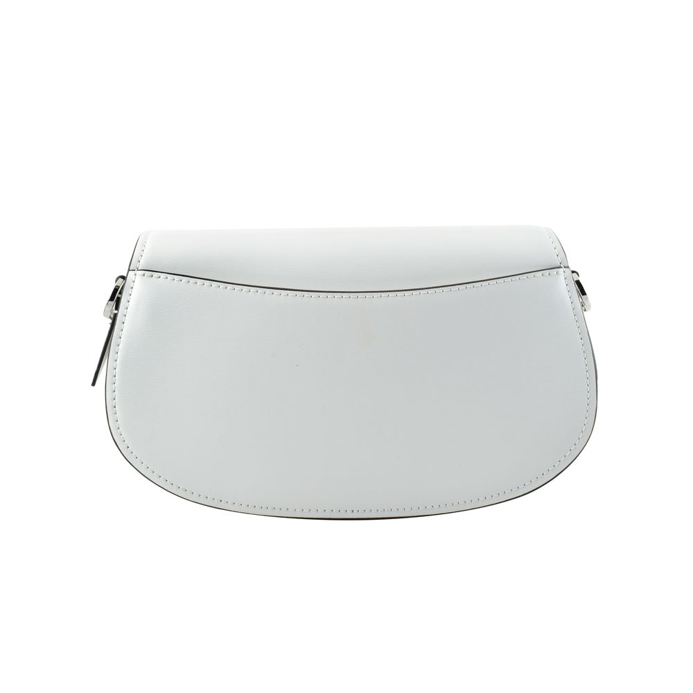 Michael Kors White Leather Shoulder Bag-2