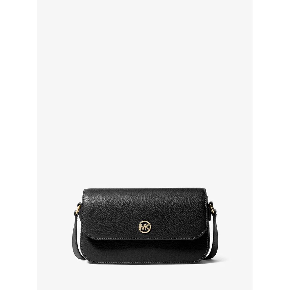 Michael Kors Black Leather Shoulder Bag-1
