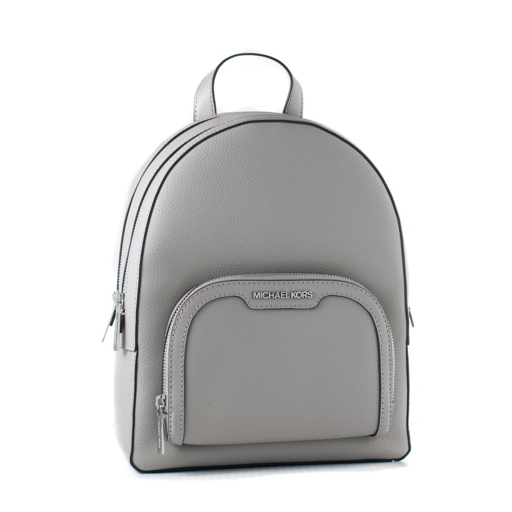 Michael Kors grey leather backpack-1