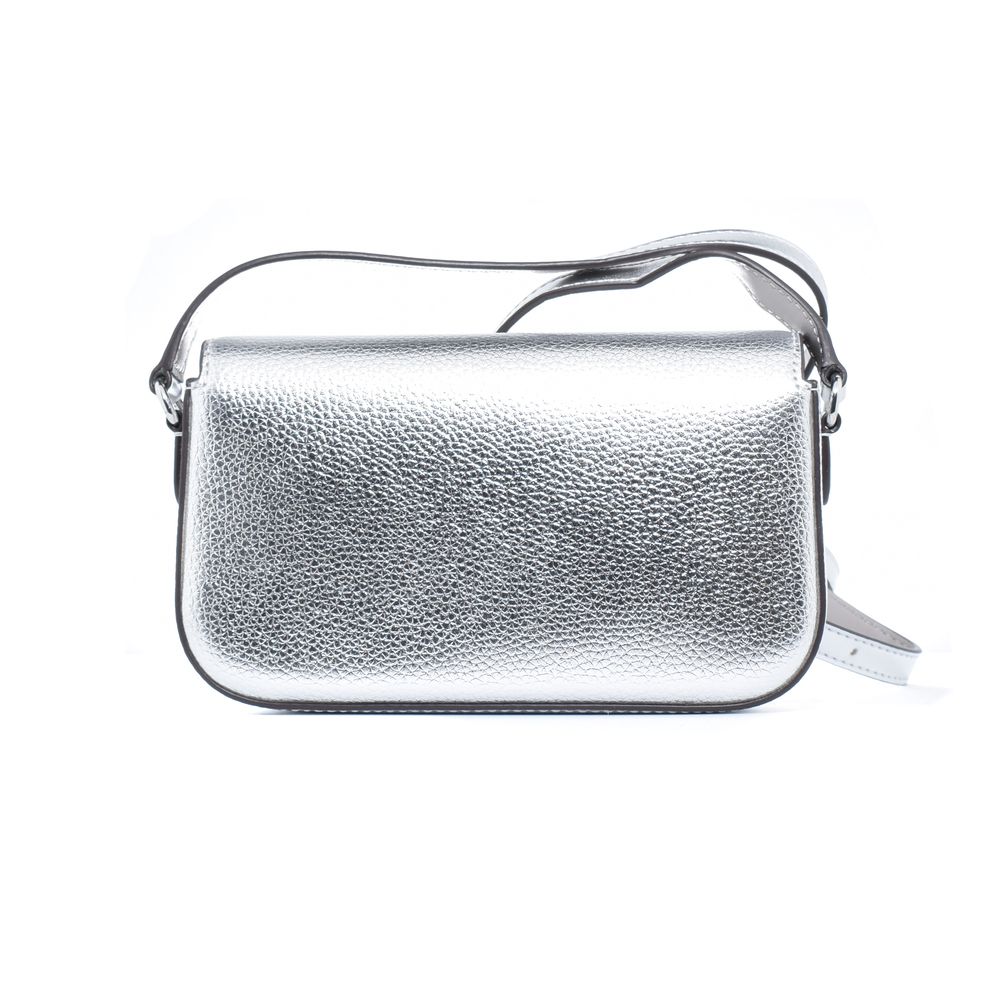 Michael Kors Gray Leather Shoulder Bag-2