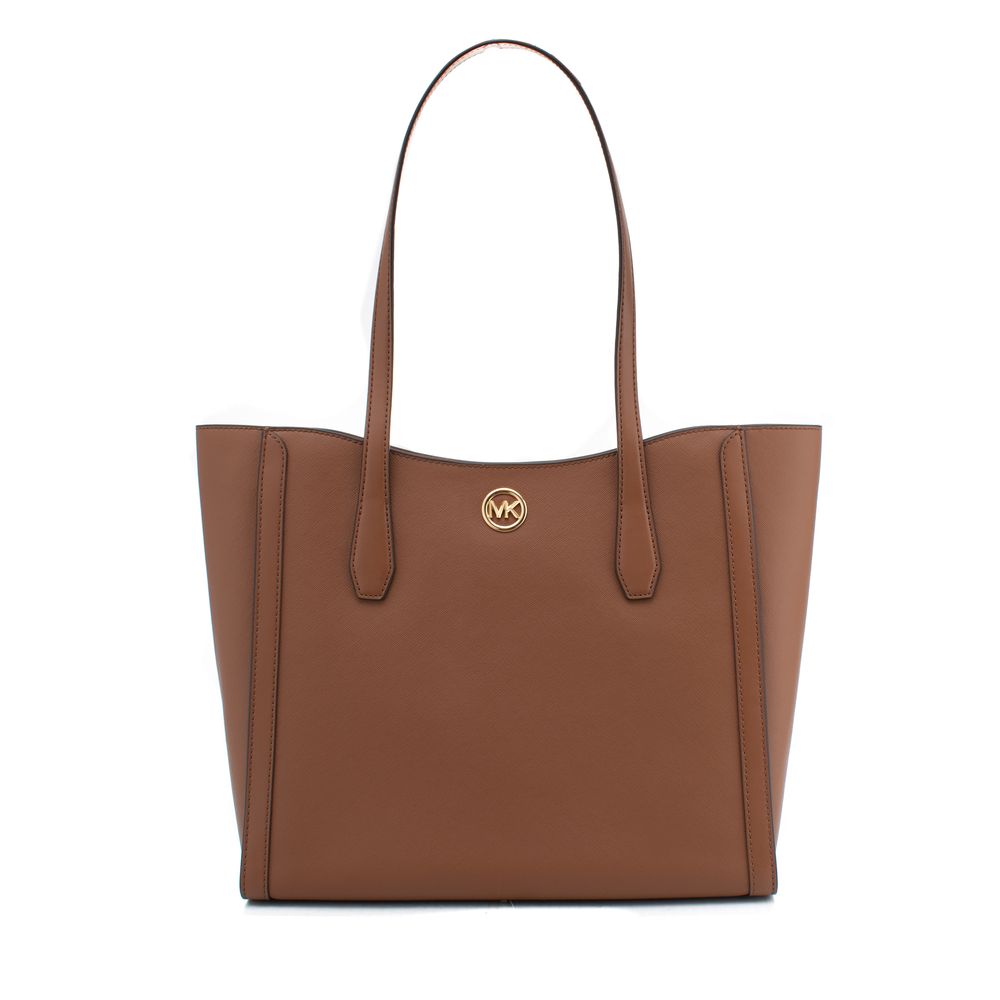 Michael Kors Braune Canvas-Tragetasche-1