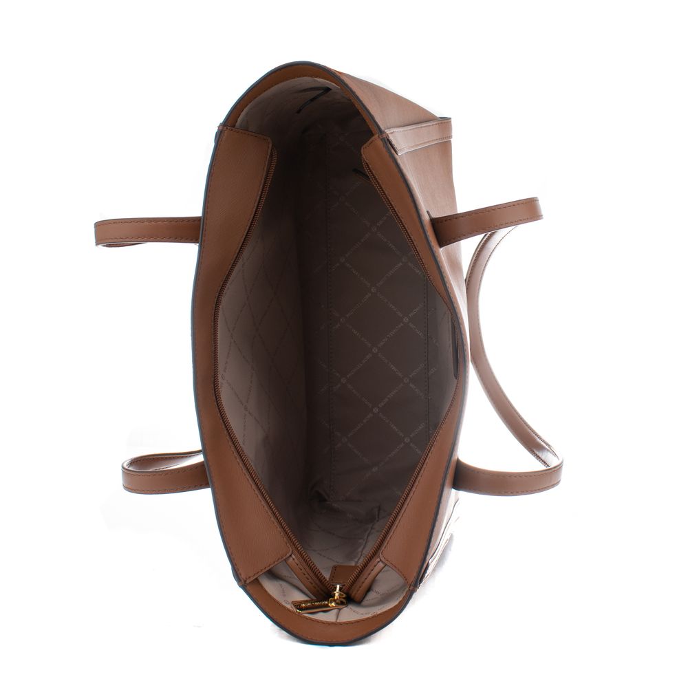 Michael Kors Braune Canvas-Tragetasche-3