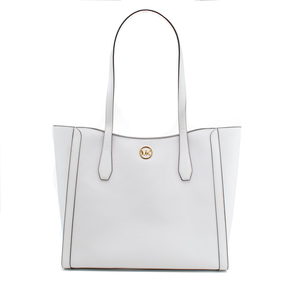 Michael Kors Weiße Canvas-Tragetasche-1