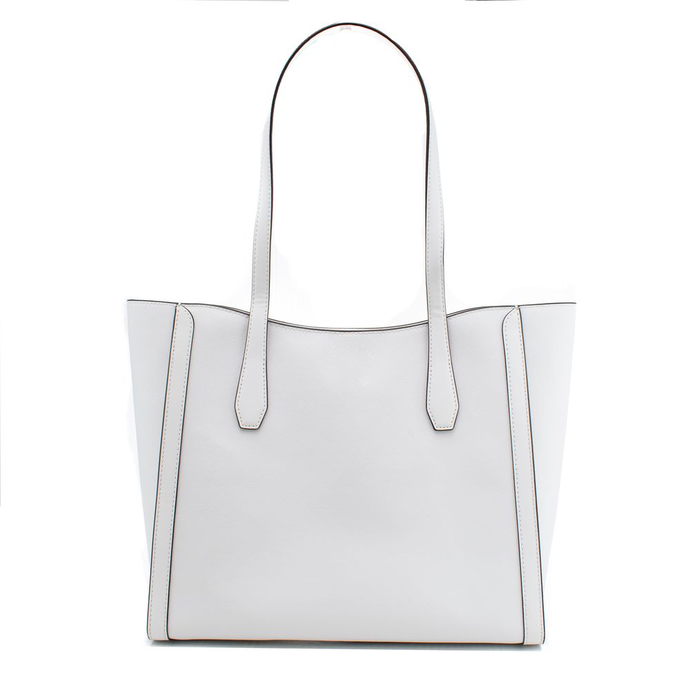 Michael Kors Weiße Canvas-Tragetasche-2