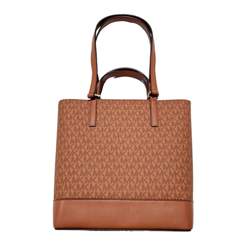 Michael Kors brown leather bag-3