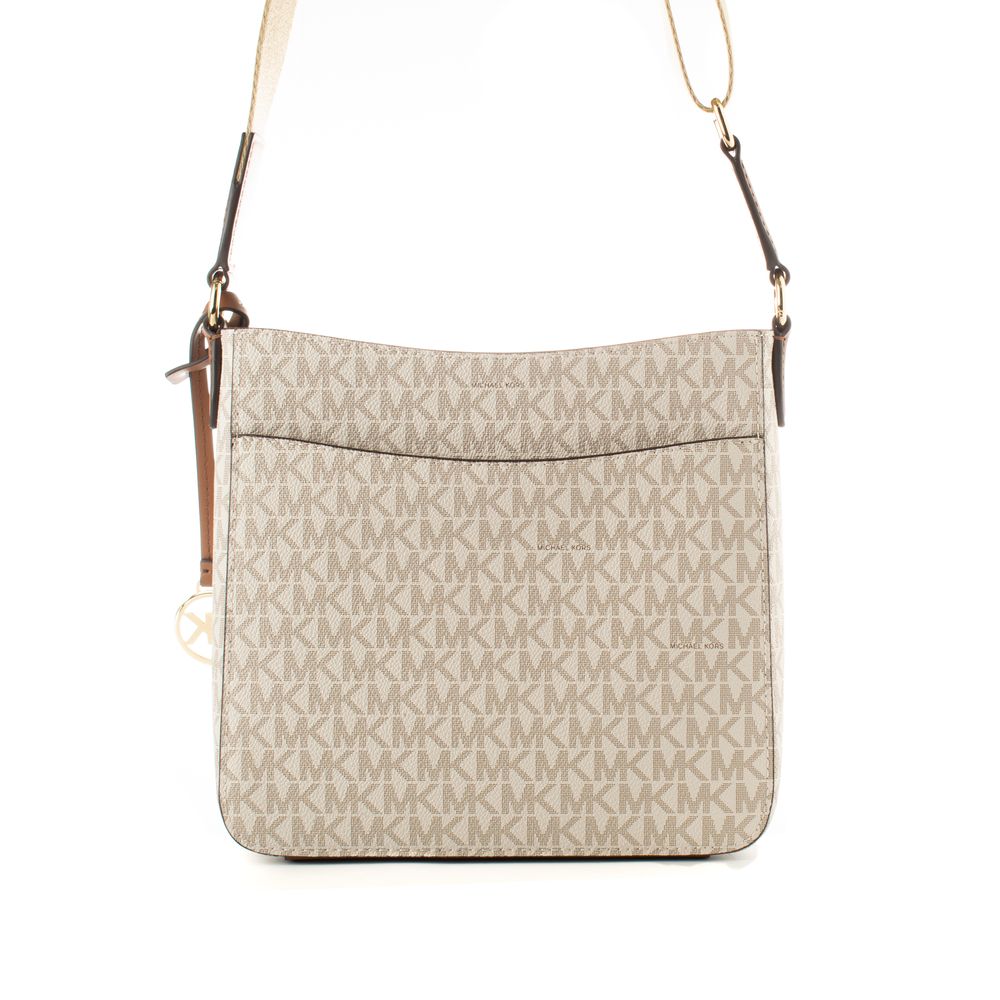 Michael Kors Beige Canvas Crossbody Bag-2