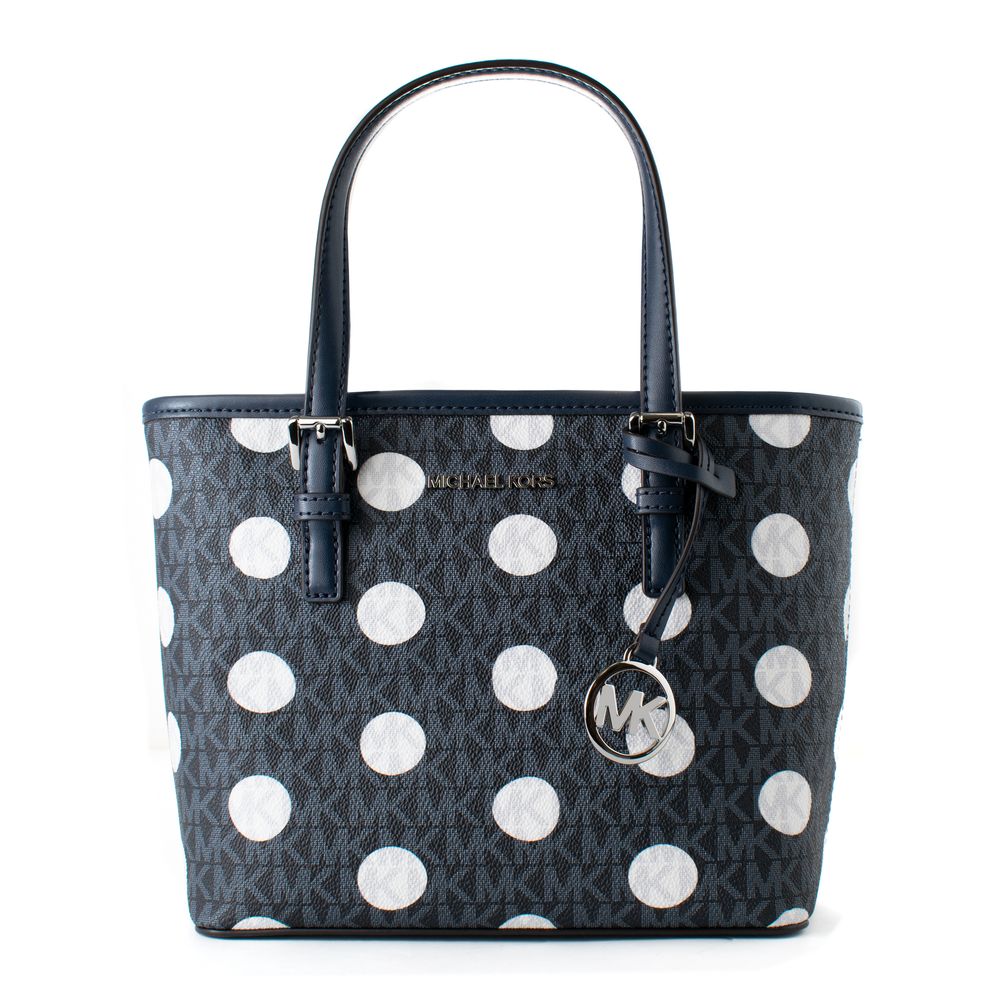 Michael Kors Blue Canvas Carrier Bag-1