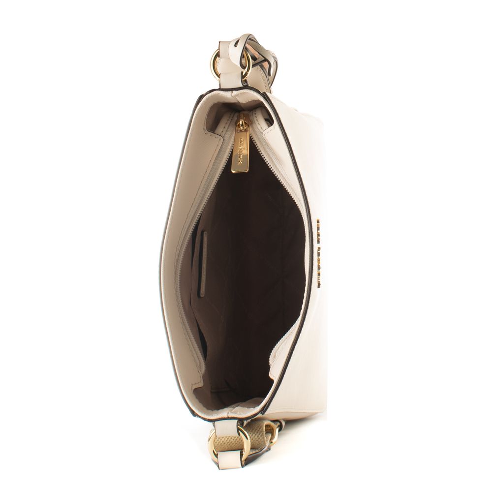 Michael Kors Beige Canvas Umhängetasche-3