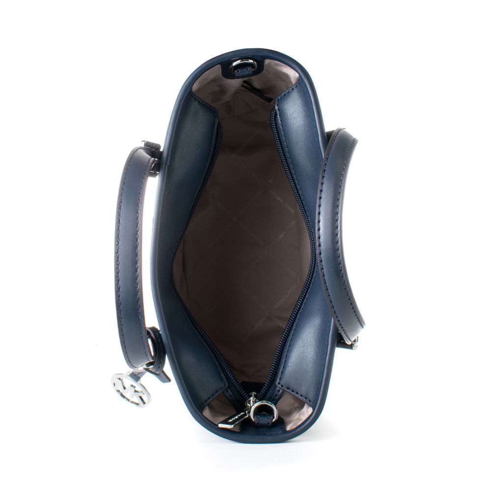 Michael Kors Blue Canvas Carrier Bag-3