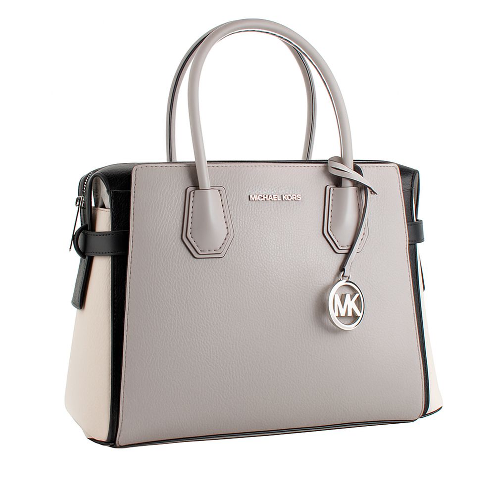 Michael Kors Graue Lederhandtasche-1