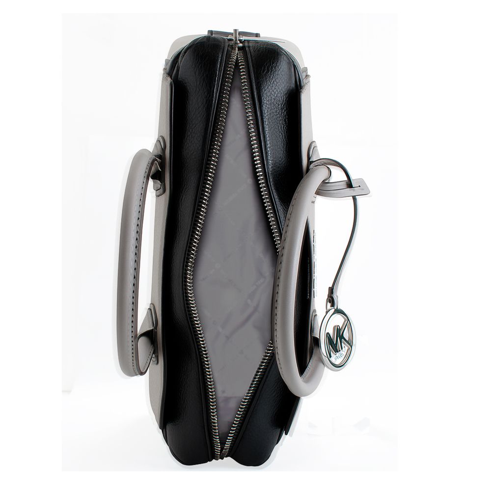 Michael Kors Graue Lederhandtasche-3