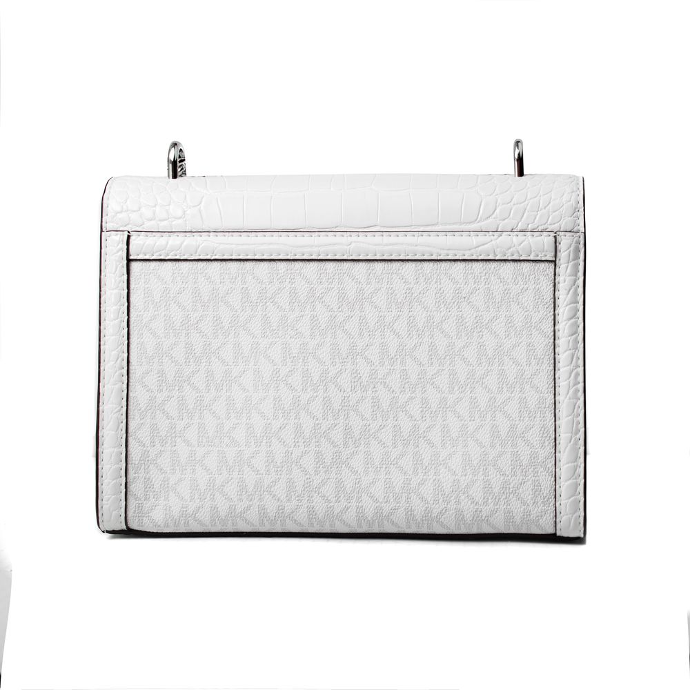 Michael Kors White Canvas Shoulder Bag-2