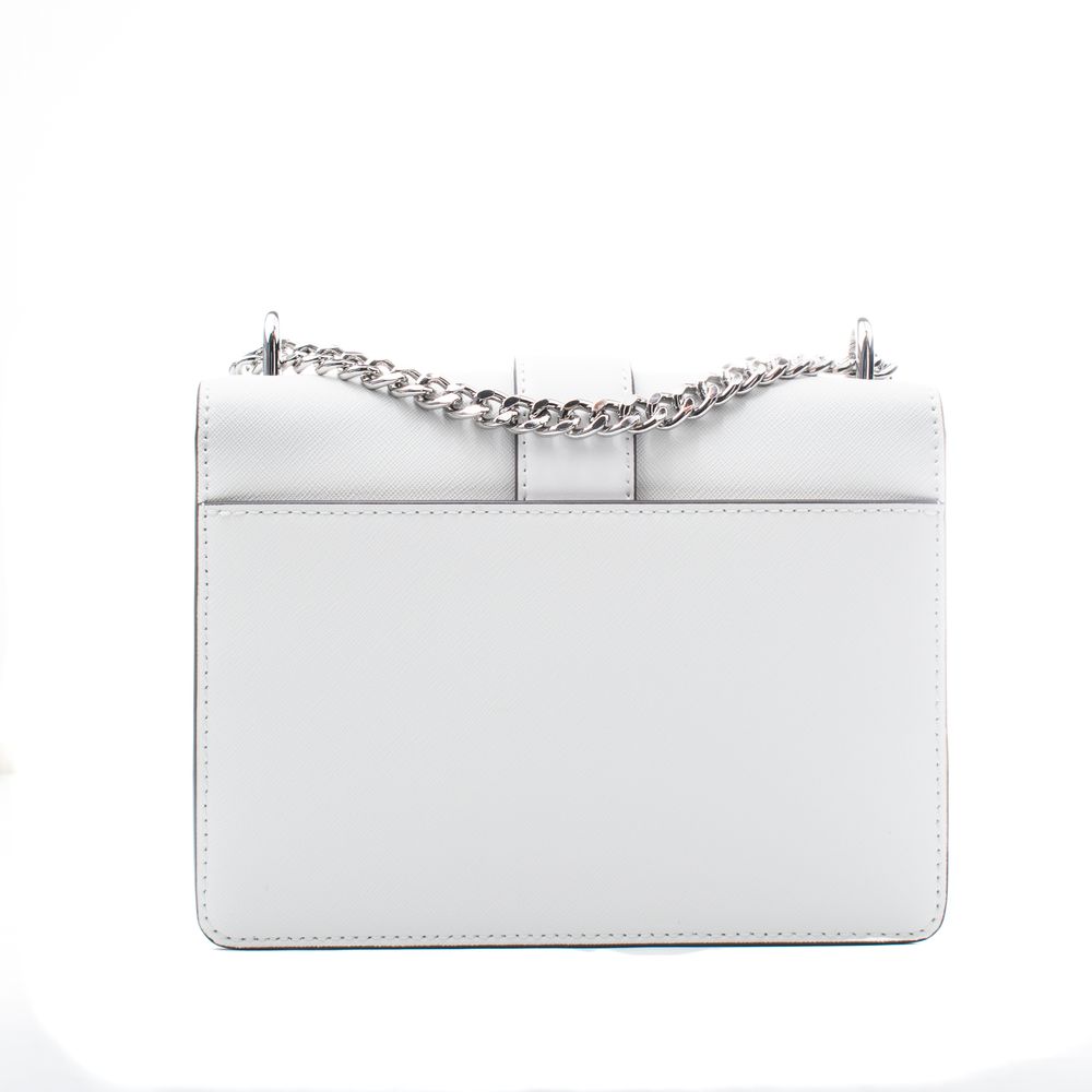 Michael Kors White Leather Shoulder Bag-2