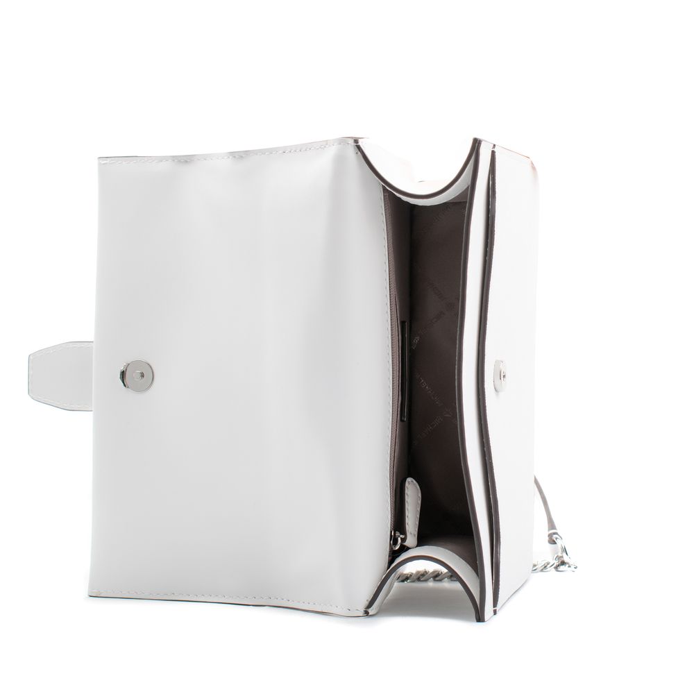 Michael Kors White Leather Shoulder Bag-3