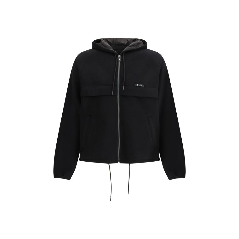 Prada Schwarze Shell-Jacke aus Polyester-1