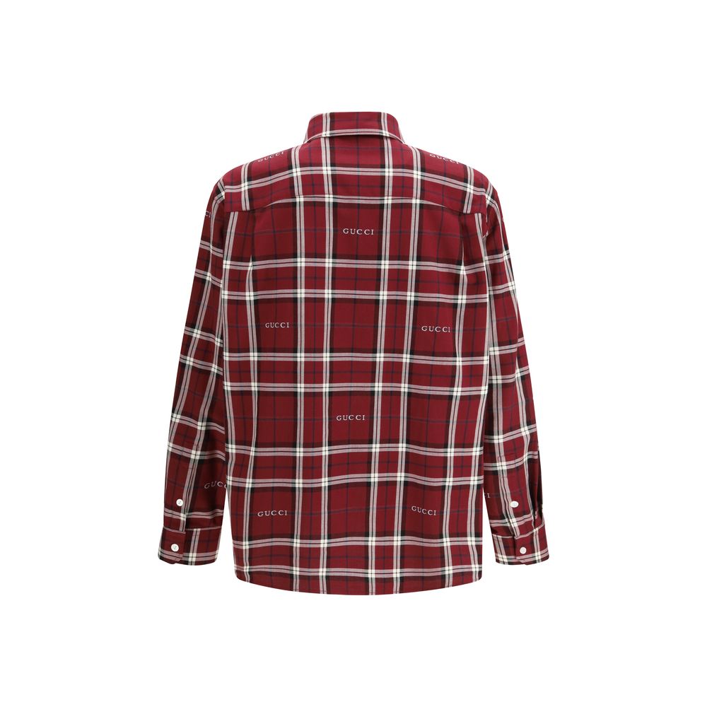 Gucci Mehrfarbiges Hemd aus Baumwolle mit Muster-2
