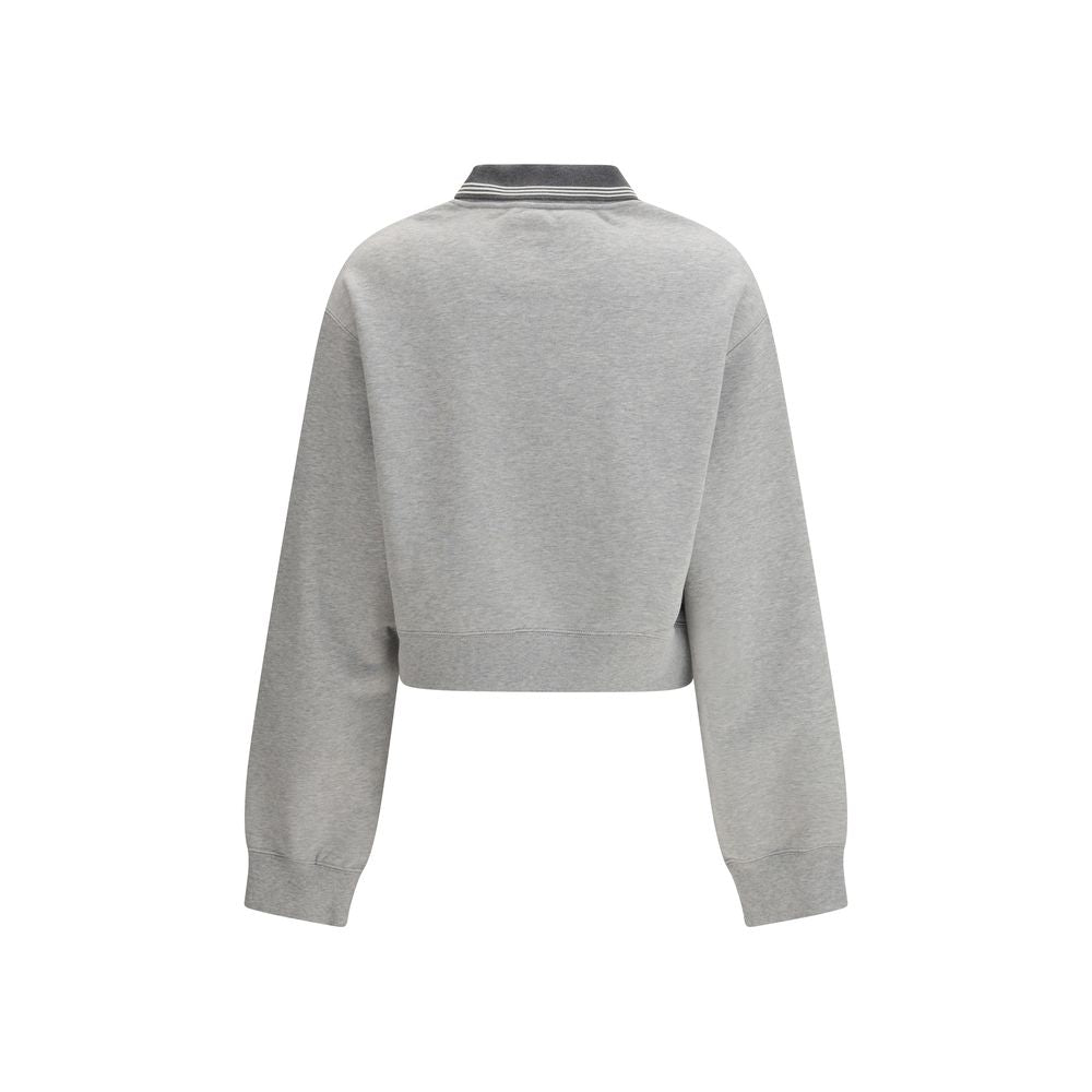 Miu Miu Grey Cotton Sweatshirt-2