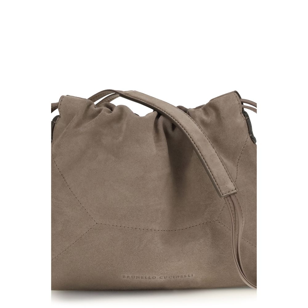 Brunello Cucinelli Beige Kalbsleder Bos Taurus Clutch Bag-4