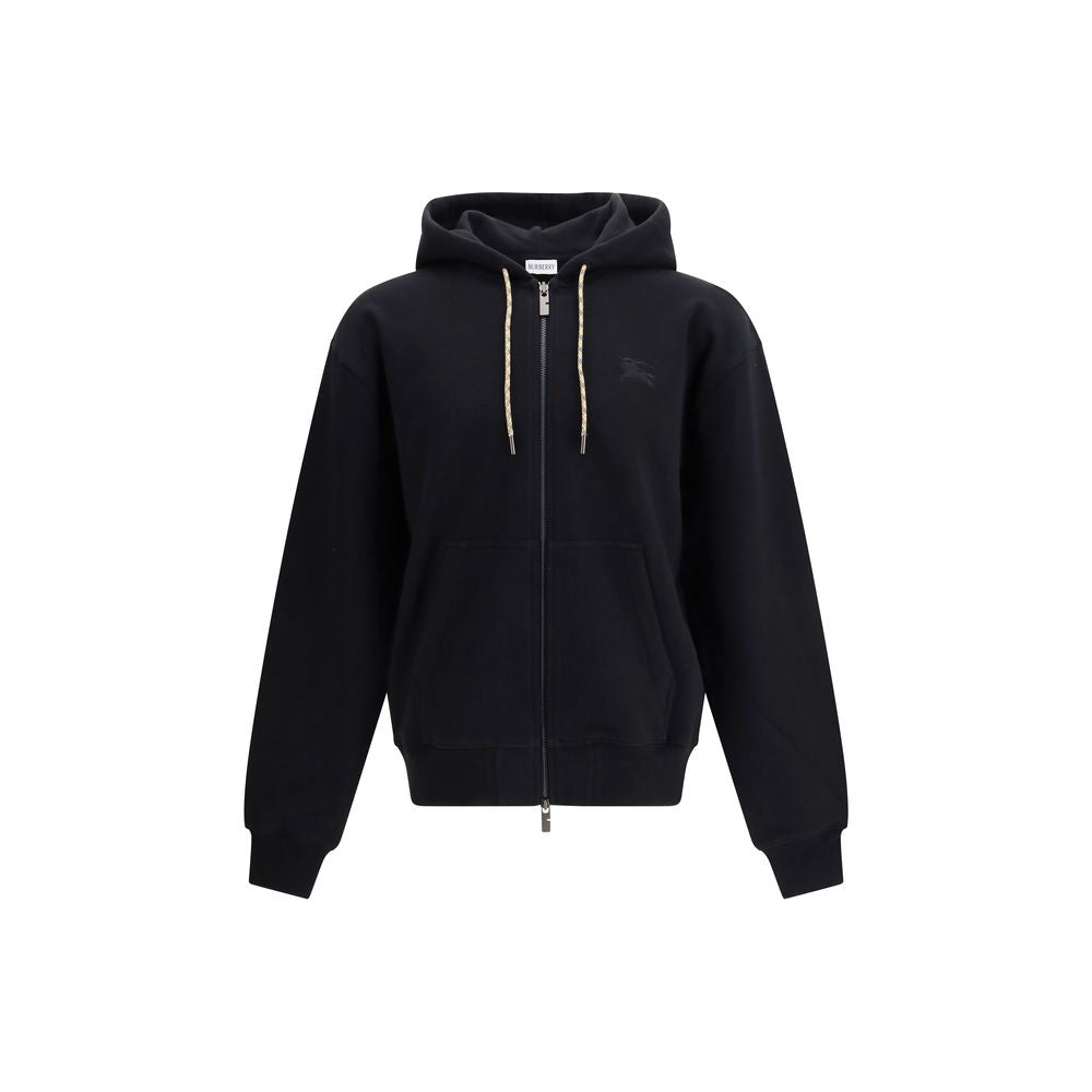 Burberry Schwarzer Baumwoll-Sweatshirt-1