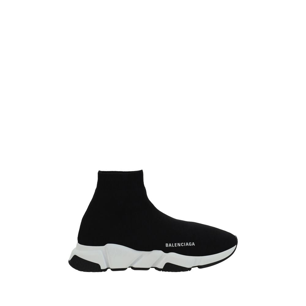 Balenciaga black athletic-style sneakers made of elastane-1