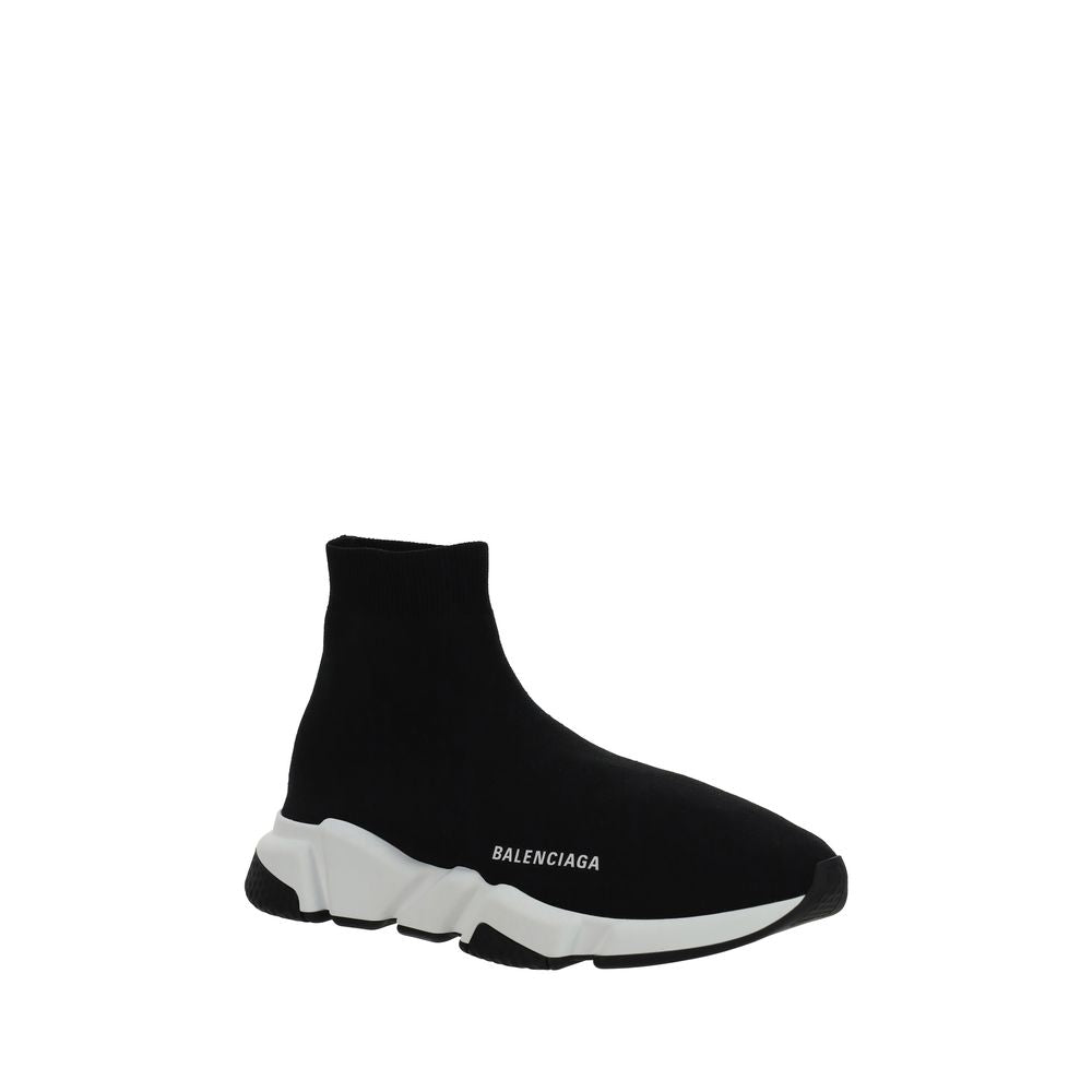 Balenciaga black athletic-style sneakers made of elastane-2