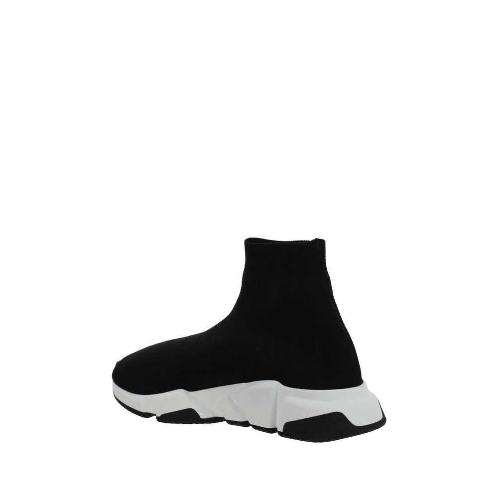 Balenciaga black athletic-style sneakers made of elastane-3