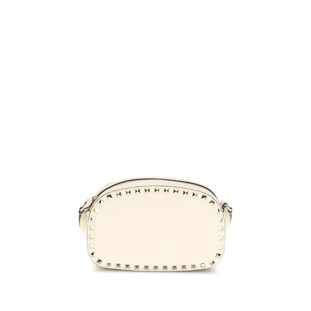 Valentino Garavani Beige Calf Leather Bos Taurus Schultertasche-1