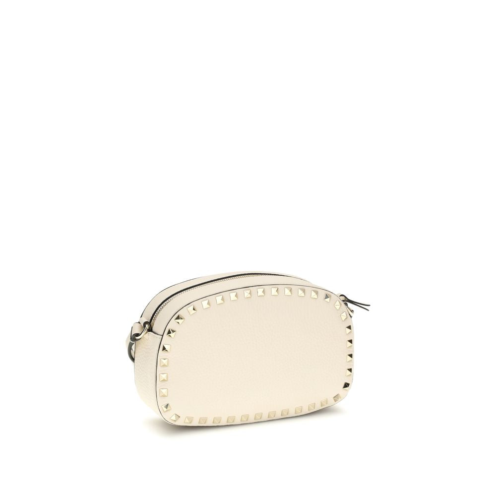 Valentino Garavani Beige Calf Leather Bos Taurus Schultertasche-3