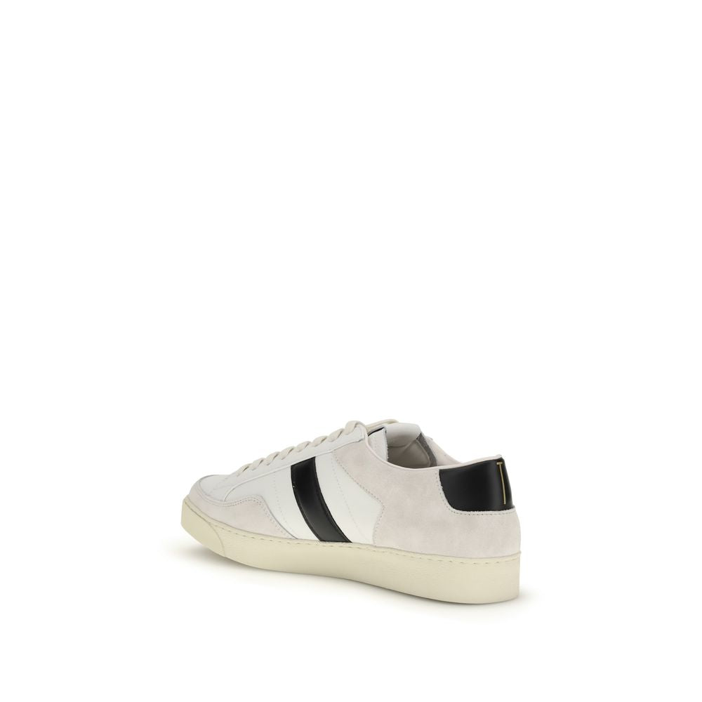 Tom Ford White Bos Taurus Calfskin Sneakers-3