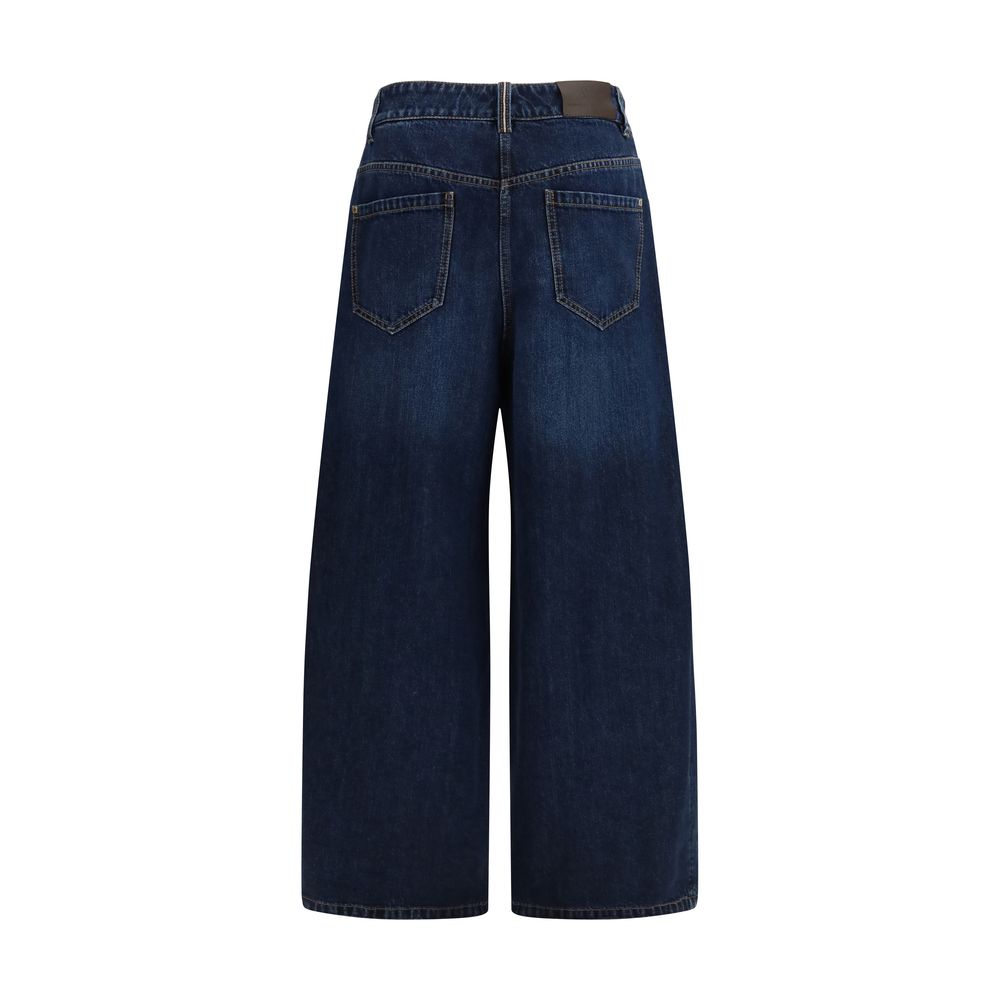 Brunello Cucinelli Blaue Baumwoll-Jeans Denim-2
