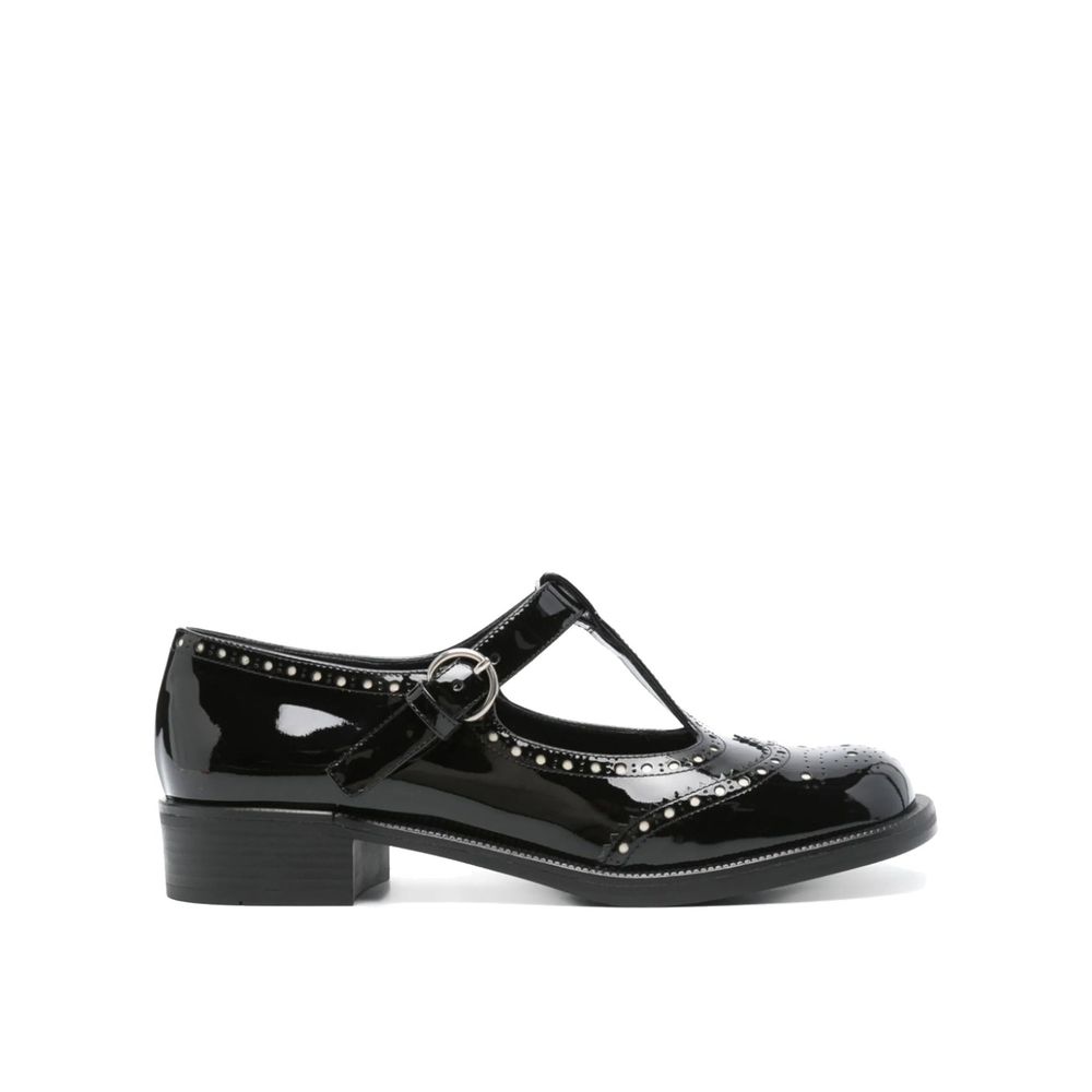 Miu Miu Schwarze Ballerinas aus Kalbsleder-1