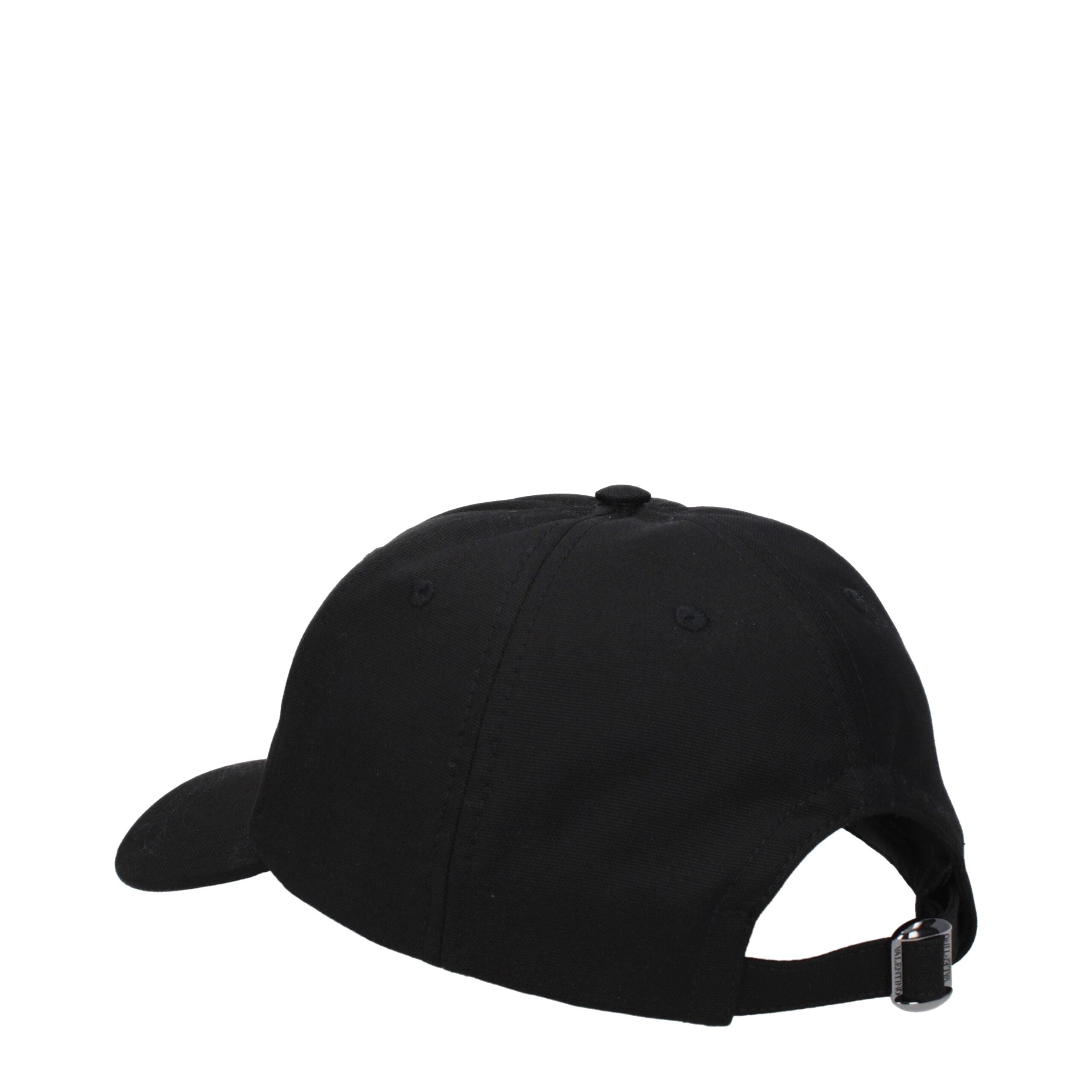 Valentino Garavani Schwarze Baumwollkappe (Baseball Cap)-2