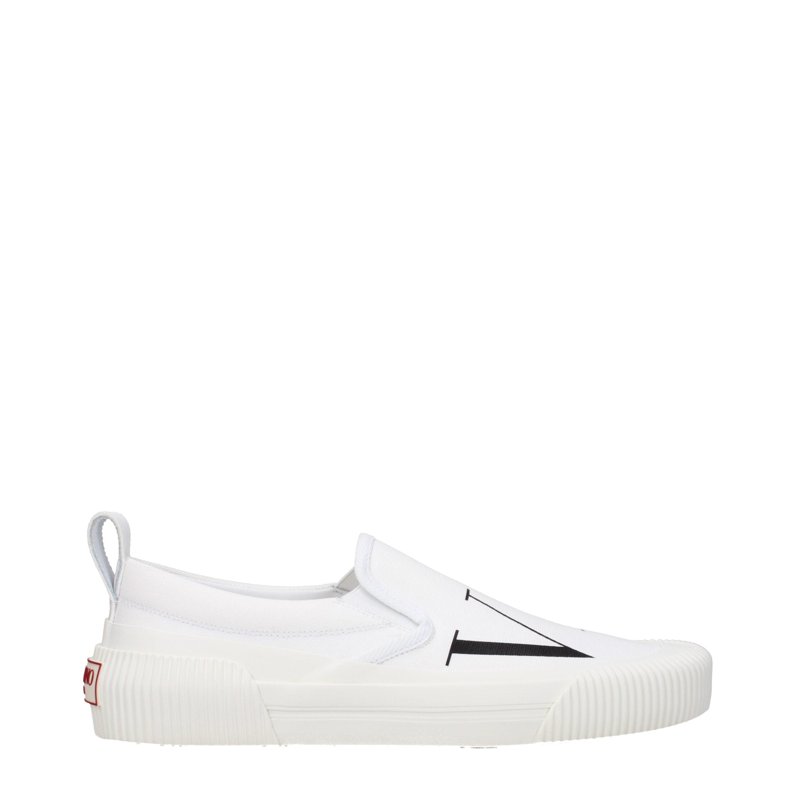 Valentino Garavani Weiße Loafer aus Stoff zum Hineinschlüpfen-1